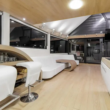 Unique Boat Shaped House At Lakefront #Instaworth Liptovsky Mikulas Exterior photo