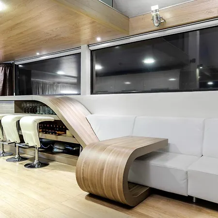 Unique Boat Shaped House At Lakefront #Instaworth Liptovsky Mikulas Exterior photo